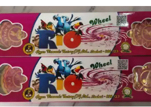 Rio Wheel (Purple and Orange) (5Pcs)